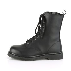 PLEASER Demonia 10 Eyelet Mid Calf Unisex Boots