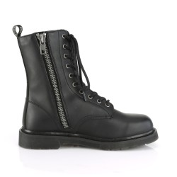 PLEASER Demonia 10 Eyelet Mid Calf Unisex Boots