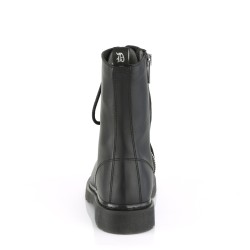 PLEASER Demonia 10 Eyelet Mid Calf Unisex Boots