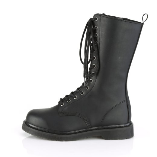 PLEASER Demonia 14 Eyelet Mid Calf Unisex Boots