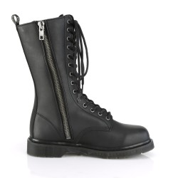 PLEASER Demonia 14 Eyelet Mid Calf Unisex Boots