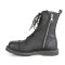 PLEASER Demonia 10 Eyelet Unisex Steel Toe Ankle Boots