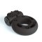 CRUSHIOUS Booster Vibrierender Penisring aus TPE Schwarz
