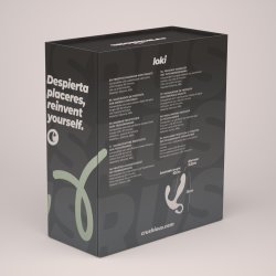 CRUSHIOUS Loki Prostata- & Perineum-Massager mit Fernbedienung Schwarz