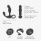 CRUSHIOUS Loki Prostata- & Perineum-Massager mit Fernbedienung Schwarz