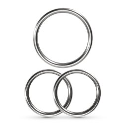 CRUSHIOUS Metaleros Penisring 3er-Set aus Metall