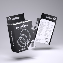 CRUSHIOUS Metaleros Penisring 3er-Set aus Metall