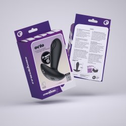 CRUSHIOUS Octo Prostata-Massager mit Tapping-Funktion & Fernbedienung Schwarz