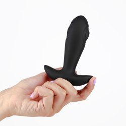CRUSHIOUS Octo Prostata-Massager mit Tapping-Funktion & Fernbedienung Schwarz