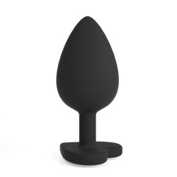 CRUSHIOUS Cuore Analplug mit 4 Ziersteinen in Herzform M...