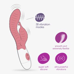 CRUSHIOUS Gummie Rabbit Vibrator Rosa