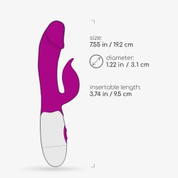 CRUSHIOUS Mochi Rabbit Vibrator Lila
