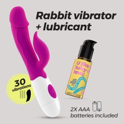 CRUSHIOUS Mochi Rabbit Vibrator Lila