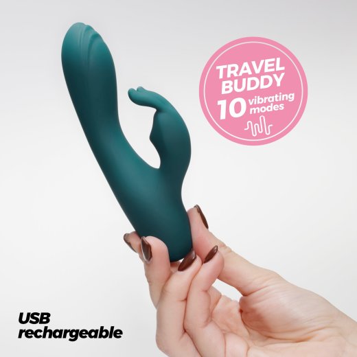 CRUSHIOUS Lola Mini Rabbit Vibrator Grün