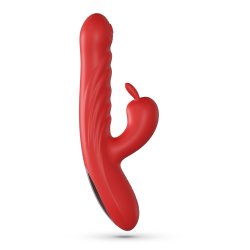 CRUSHIOUS Lapin Rabbit Vibrator mit Stossfunktion Rot