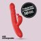 CRUSHIOUS Lapin Rabbit Vibrator mit Stossfunktion Rot