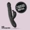 CRUSHIOUS Lapin Rabbit Vibrator mit Stossfunktion Schwarz