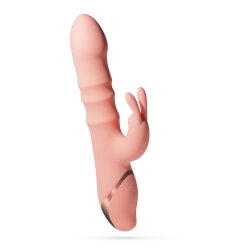 CRUSHIOUS Ringlord Rabbit Vibrator mit Stimulationsringen Rosa