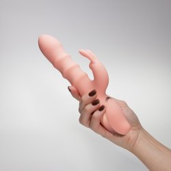 CRUSHIOUS Ringlord Rabbit Vibrator mit Stimulationsringen Rosa