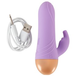 CUTIES Dual Density Mini Rabbit Vibrator Lila