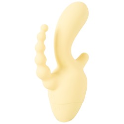 CUTIES Mini Triple Vibrator Gelb