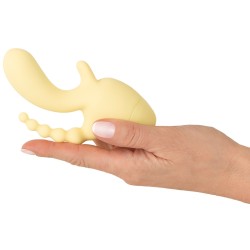 CUTIES Mini Triple Vibrator Gelb