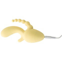 CUTIES Mini Triple Vibrator Gelb
