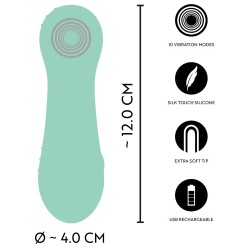 CUTIES Dual Density Mini Vibrator Mint