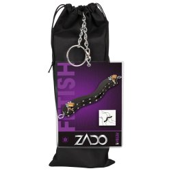 ZADO Leder-Humbler mit 2 Schlössern & Befestigungsringen Schwarz