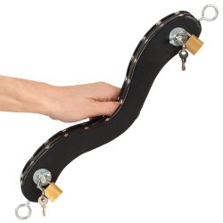 ZADO Leder-Humbler mit 2 Schlössern & Befestigungsringen Schwarz