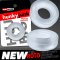 HÜNKYJUNK ROTO Grooved Cockring Clear Steam