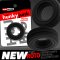 HÜNKYJUNK ROTO Grooved Cockring Black Fog