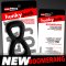 HÜNKYJUNK BOOMERANG Cockring mit Nut-Tugger Black Fog