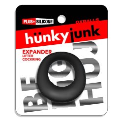HÜNKYJUNK EXPANDER Scoop-Style Cockring Black Fog
