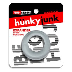 HÜNKYJUNK EXPANDER Scoop-Style Cockring Clear Steam