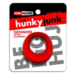 HÜNKYJUNK EXPANDER Scoop-Style Cockring Red Velvet