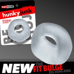 HÜNKYJUNK FIT BULGE Hung-Style Cockring Clear Steam