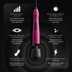 DOXY Original 2.0 Wand-Massager mit Netzkabel Pink