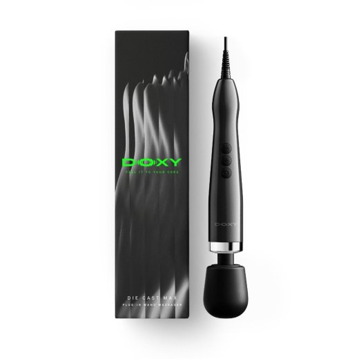 DOXY Die Cast Max Wand-Massager mit Netzkabel Schwarz
