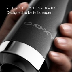 DOXY Die Cast Max Wand-Massager mit Netzkabel Schwarz