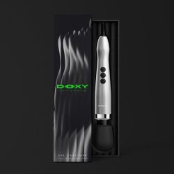 DOXY Die Cast Max Wand-Massager mit Netzkabel Silber
