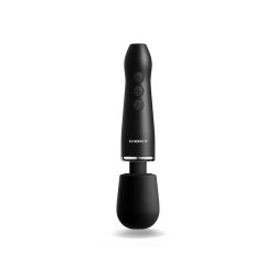 DOXY Go Mini-Wand-Massager aus Aluminium Schwarz