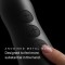 DOXY Go Mini-Wand-Massager aus Aluminium Schwarz