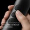 DOXY Go Mini-Wand-Massager aus Aluminium Schwarz