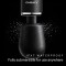 DOXY Go Mini-Wand-Massager aus Aluminium Schwarz