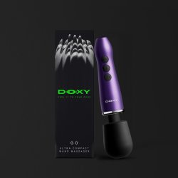 DOXY Go Mini-Wand-Massager aus Aluminium Violett