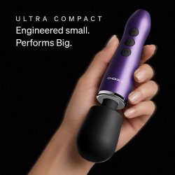 DOXY Go Mini-Wand-Massager aus Aluminium Violett