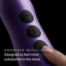 DOXY Go Mini-Wand-Massager aus Aluminium Violett