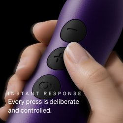 DOXY Go Mini-Wand-Massager aus Aluminium Violett