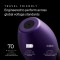 DOXY Go Mini-Wand-Massager aus Aluminium Violett